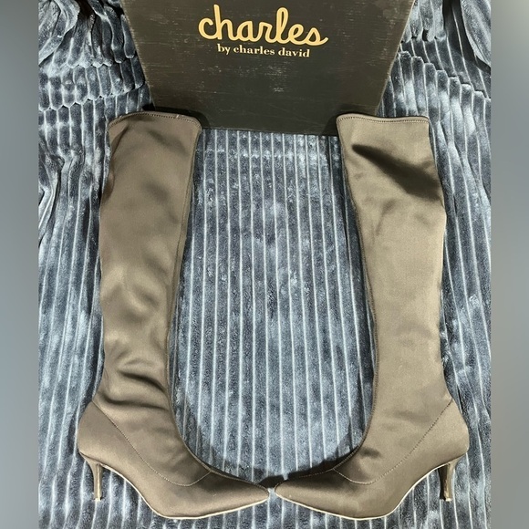 Charles By Charles David Shoes - Charles by Charles David OTK Pointed Toe Cloth Material Boot Black Size 6.5